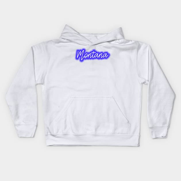 Montana Kids Hoodie by arlingjd